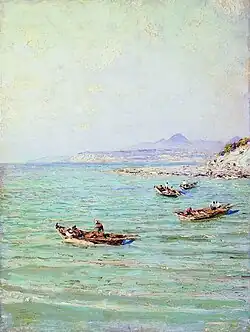 Bord de mer. 1917.Musée d'art de Iaroslavl.