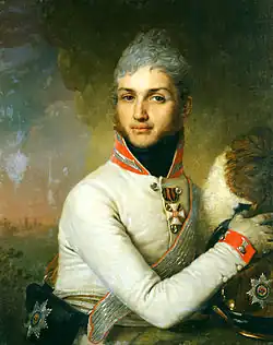 Portrait du Prince Nikolaï Repnine-Volkonsky (1778-1845) en 1806.
