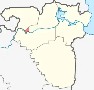 Localisation de Établissement urbain de Nikolski (raïon de Podporojié)