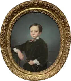 Portrait de jeune garçon, 1853.