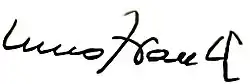 signature de Nino Frank