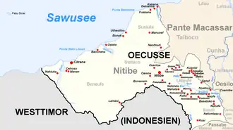 À gauche: L'île de Batek ou Fatu Sinai