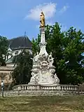 Colonne de la Vierge (1750), Nitra, peste de 1749.
