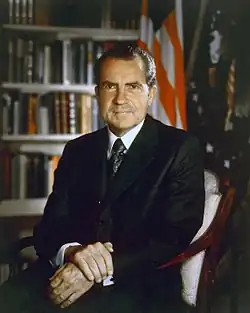Richard Nixon, le président des États-Unis