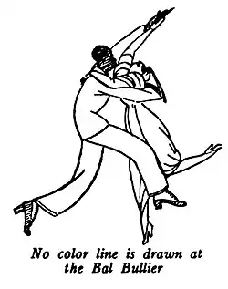 Illustration d'un article de Vanity Fair sur le bal Bullier.