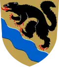 Zibeline sable sur le blason de Nokia (Finlande).