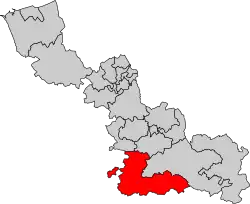 La dix-huitième circonscription en 2010.