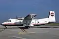 Nord 262 F-GBEI à Paris-Roissy en 1986.