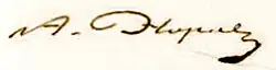 signature d'Avraam Norov