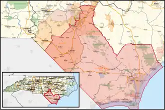 District boundaries from 2023 to 2025