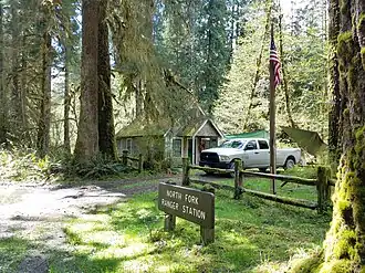 North Fork Quinault Ranger Station.