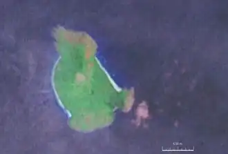 Image satellite de l'île du Nord.