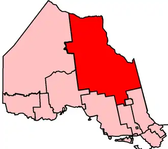 Carte de la circonscription