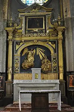 Retable et tableau de la Visitation Chapelle Notre-Dame-de-Nazareth de Toulouse