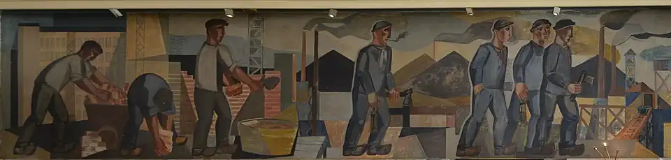 Peinture murale, restaurée en 2023 grâce à un financement participatif.