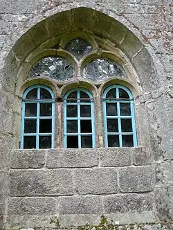 La verrière du chevet.