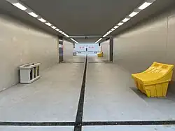 Nouveau couloir sous voie, en 2022.