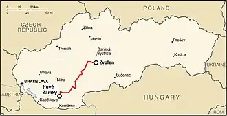 Image illustrative de l’article Ligne 150 (chemin de fer slovaque)