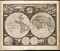 Nova totius terrarum orbis tabula (1665).