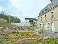 Les ruines de la fromagerie.