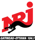 Ancien logo de NRJ Gatineau-Ottawa 104,1 du 24 août 2009 au 22 août 2015.
