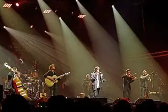 Concert de Denez Prigent dans le Grand hall en 2016