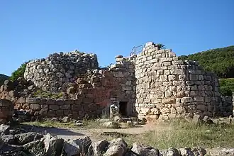 Complexe nuragique de Palmavera dans la province de Sassari en Sardaigne datant du IIe&nbsp;millénaire&nbsp;av. J.-C.