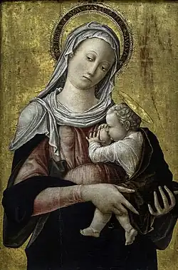 Bartolomeo Vivarini, Vierge allaitant, musée du Louvre (vers 1450).