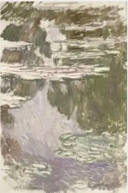"Nymphéas, étude" (1907) de Claude Monet - Musée Marmottan Monet (W 1717)