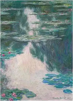 "Nymphéas, temps gris" (1907) de Claude Monet (W 1708)
