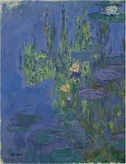 "Waterlilies" (1914-1917) by Claude Monet (W 1798)