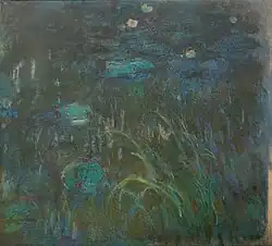 "Nymphéas" (1914-1917) de Claude Monet - NYU, anc. au MoMA (W 1813) - restoration digitale par Factum Foundation
