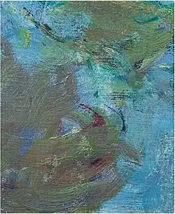 "Nymphéas (Fragment)" (date inconnue) de Claude Monet
