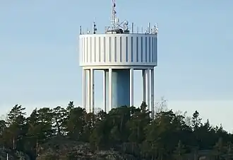 Château d'eau de Nynäshamn.