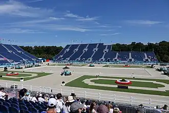 La carrière et les gradins