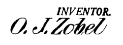signature d'Otto Julius Zobel
