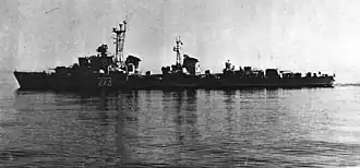 illustration de ORP Grom (destroyer, 1957)