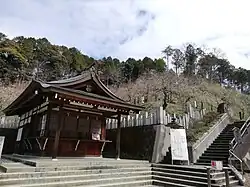 Building with Plum Garden at Oagata Shrine, Inuyama