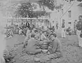 Des prisonniers à Oahu en 1888.