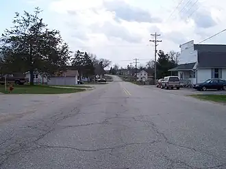 Rue principale d'Oakdale.