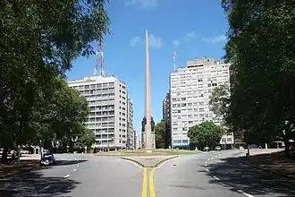 Vue depuis l'avenue Luis Morquio