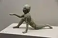 Statue, offrande/attente, bronze