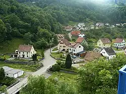 Une partie du village vers le sud.