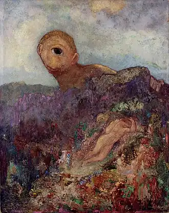 Odilon Redon, Le Cyclope, Otterlo, musée Kröller-Müller.