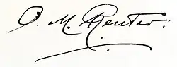 signature d'Odo Morannal Reuter