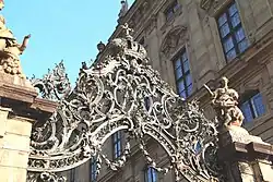 Johann Georg Oegg, Entrée nord de la Résidence de Wurtzbourg