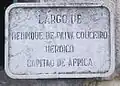 Oeiras - Place Henrique de Paiva Couceiro - Héroïque Capitaine d'Afrique.