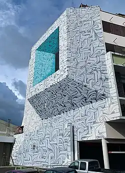 Œuvre d'Aero à Papeete.