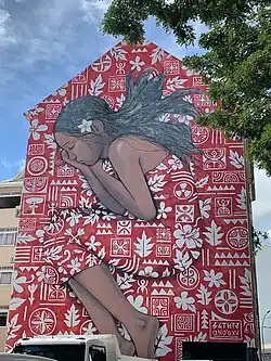 Œuvre de Seth à Papeete.