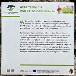 Sur un chemin dans les vignes…